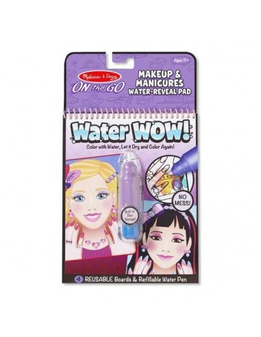 Kolorowanka wodna Water Wow! Make Up +3 lata, Melissa and Doug