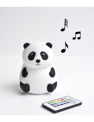 Lampka silikonowa Panda z głośniczkiem, Rabbit and Friends