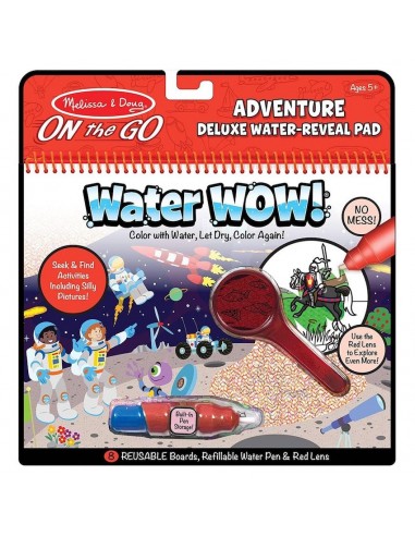 Kolorowanka wodna Water Wow! DELUXE Przygody +5 lat, Melissa and Doug
